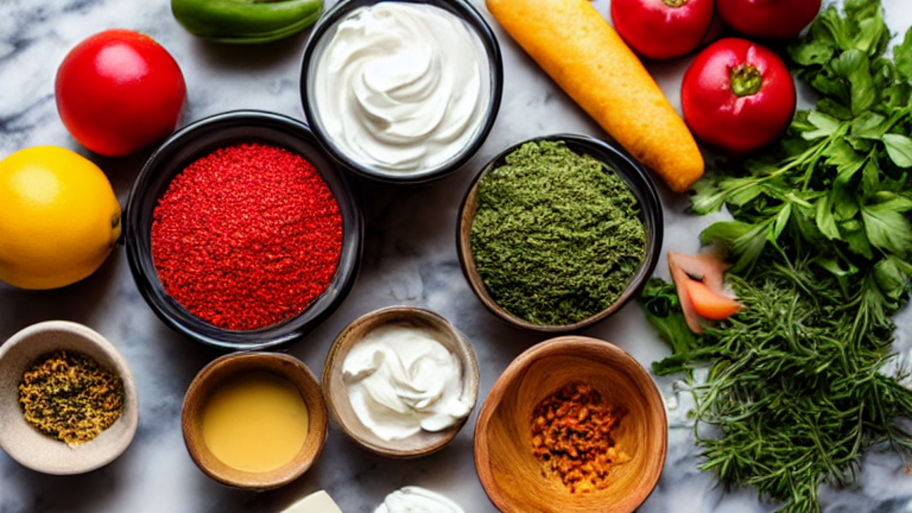 Grab your ingredients: salmon fillets, cherry tomatoes, Kalamata olives, garlic,