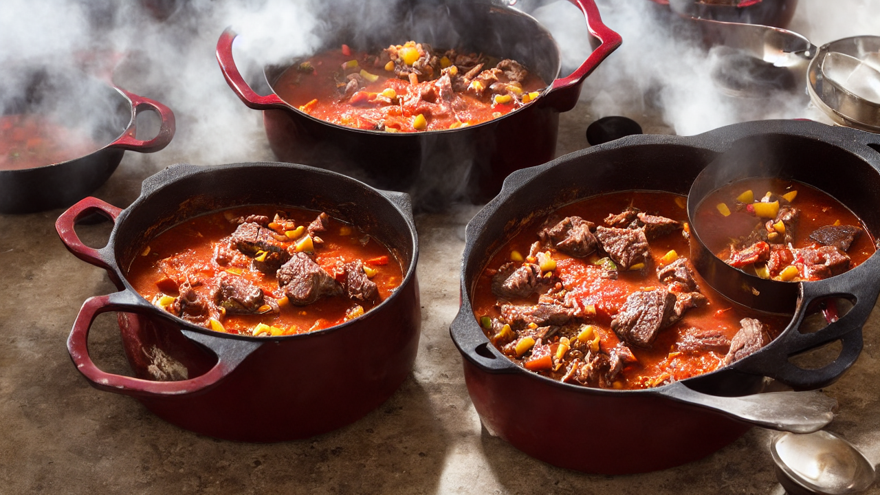 Pour the adobo sauce over the seared beef, add 4 cups of beef broth, and bring t