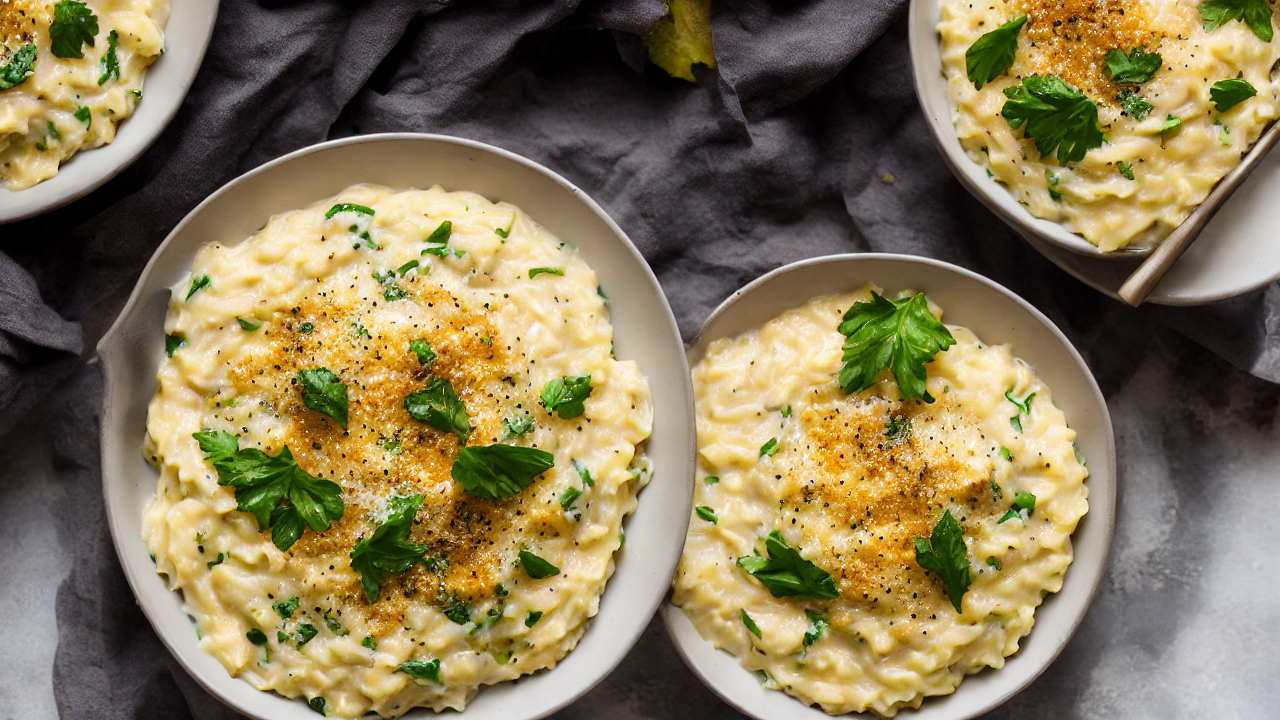 Finish with grated Parmesan, a splash of lemon, and a pat of butter for ultimate
