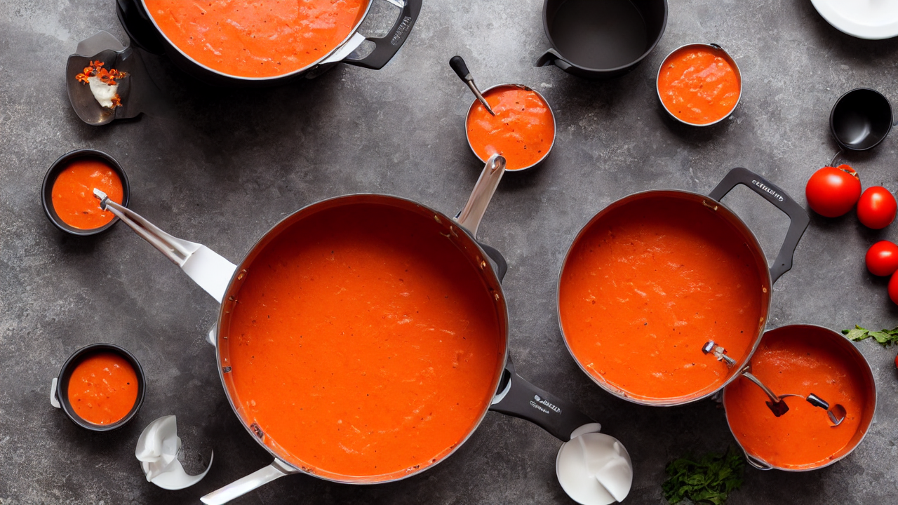 For a super creamy texture, we're going to blend the soup! Carefully transfer th