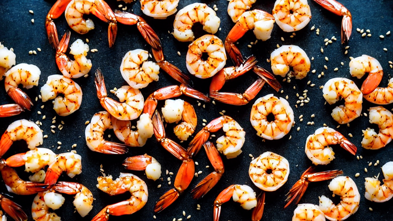 Let's gather our ingredients! You'll need 1 pound of large shrimp, peeled and de