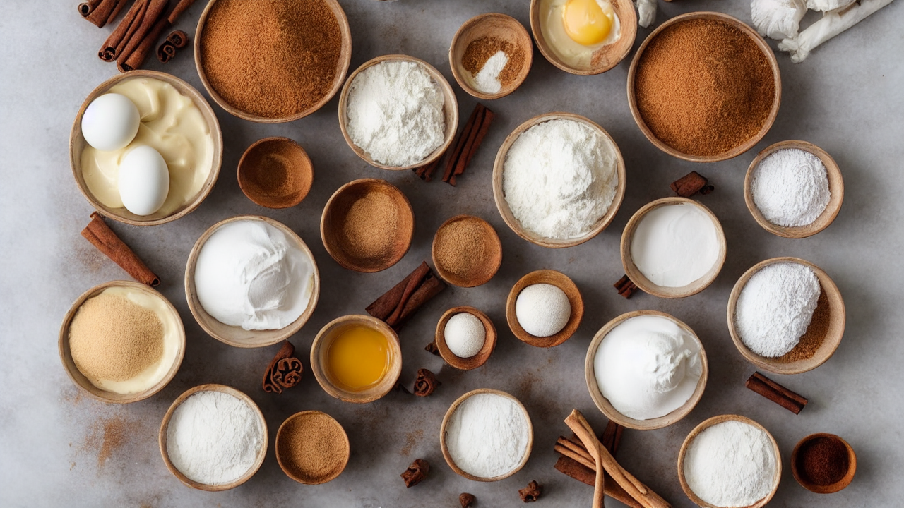 Let's gather our ingredients! You'll need 1 cup warm milk, 2 ¼ teaspoons yeast, 